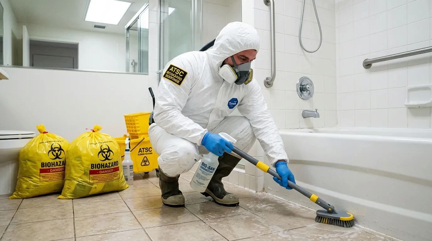 Decontamination equipment deployed for Blood Cleanup in Frederick